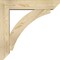 Ekena Millwork Thorton Slat Rough Sawn Bracket w/ Offset Brace, Douglas Fir, 6"W x 26"D x 26"H BKT0604X26X26THR06RDF - alternate 3